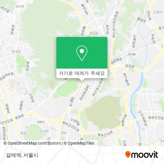 갈매역 지도