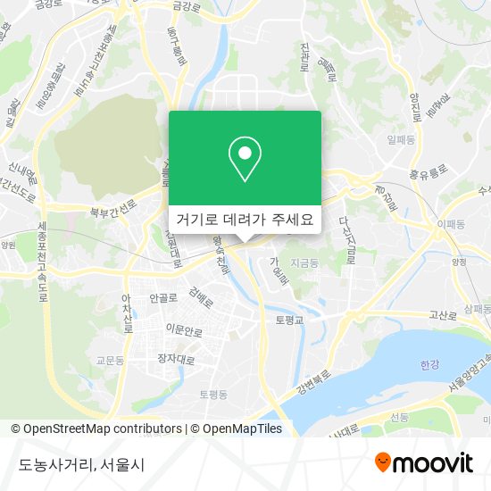 도농사거리 지도