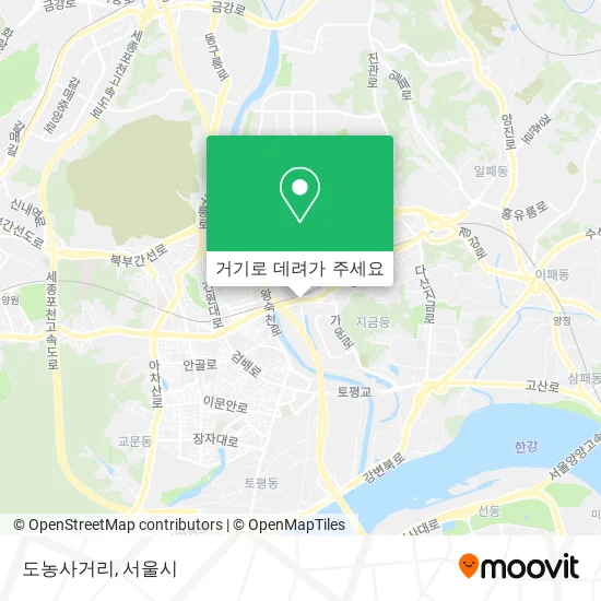 도농사거리 지도