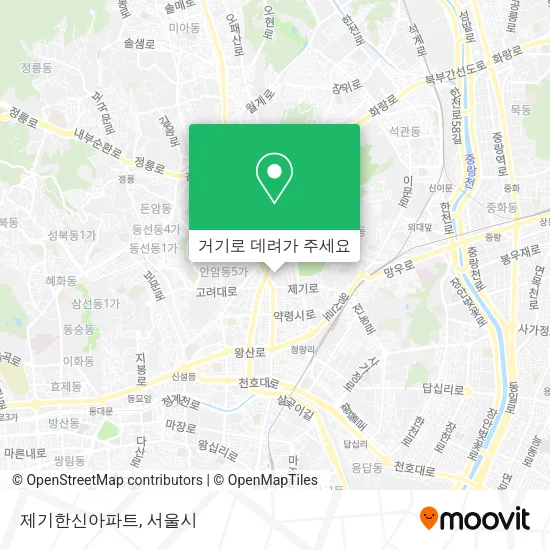 제기한신아파트 지도