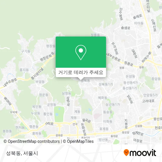 성북동 지도