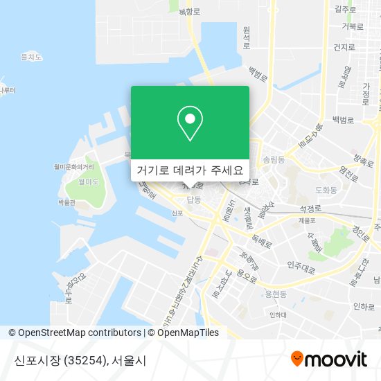 신포시장 (35254) 지도