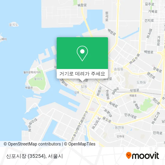 신포시장 (35254) 지도