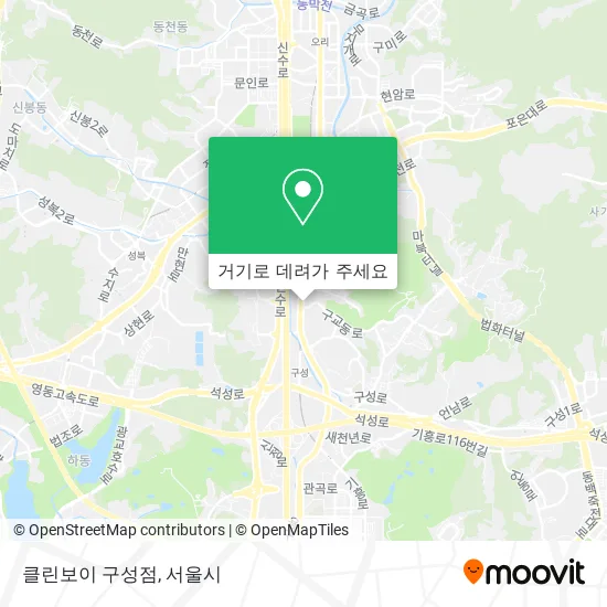 클린보이 구성점 지도