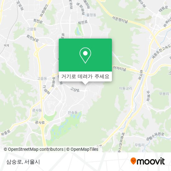 삼숭로 지도