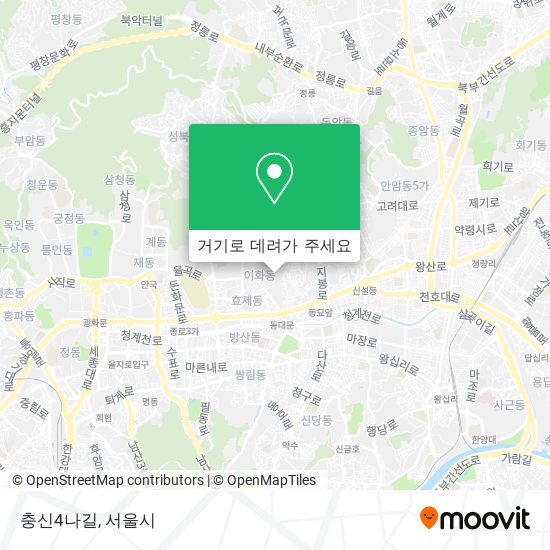 충신4나길 지도