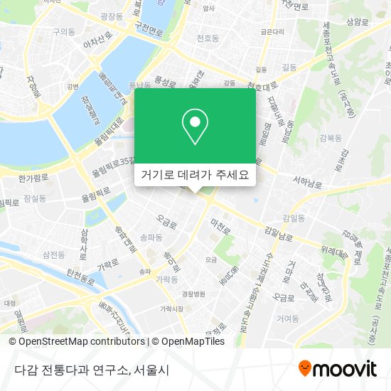 다감 전통다과 연구소 지도