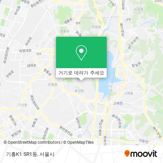 기흥K1 SR1동 지도