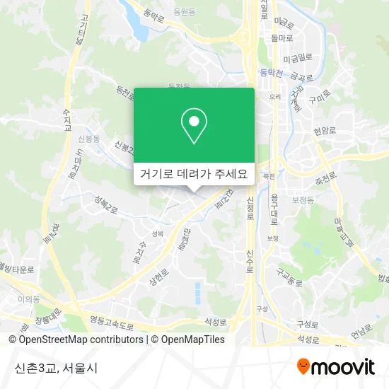 신촌3교 지도