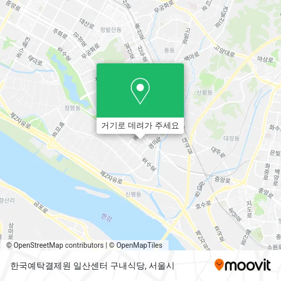한국예탁결제원 일산센터 구내식당 지도