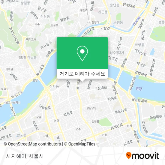 사자헤어 지도