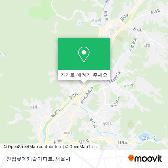 진접롯데캐슬아파트 지도