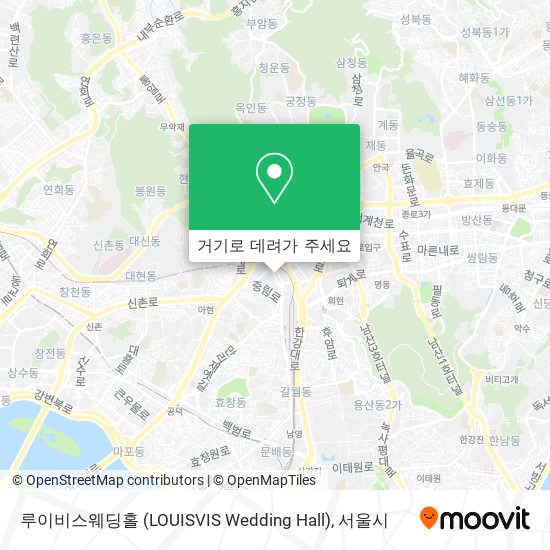 루이비스웨딩홀 (LOUISVIS Wedding Hall) 지도