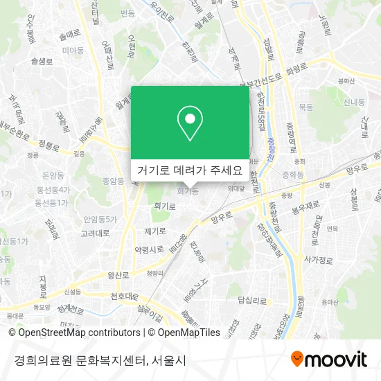 경희의료원 문화복지센터 지도