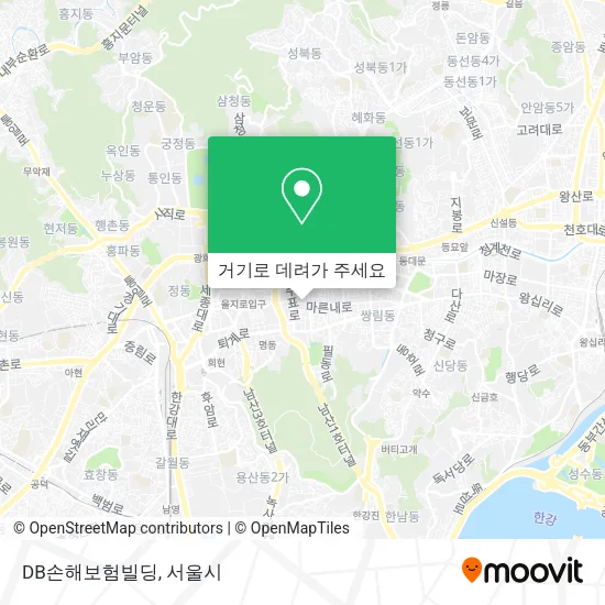 DB손해보험빌딩 지도