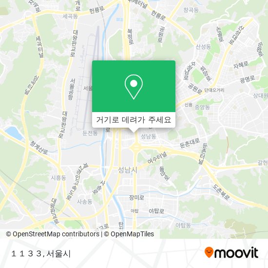 １１３３ 지도