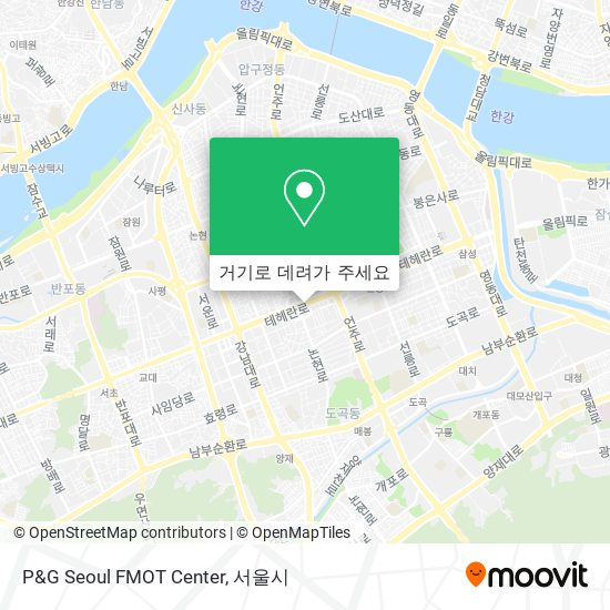 P&G Seoul FMOT Center 지도