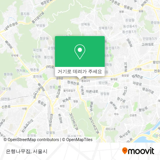 은행나무집 지도