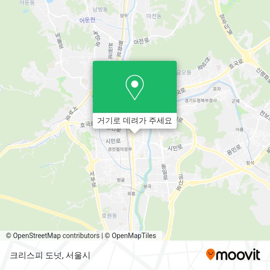 크리스피 도넛 지도