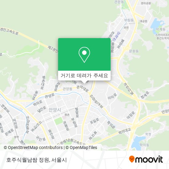 호주식월남쌈 정원 지도