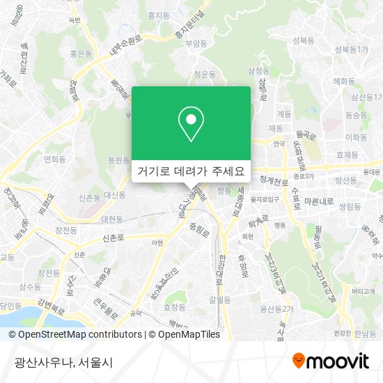 광산사우나 지도