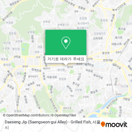 Daeseng Jip (Saengseon-gui Alley) - Grilled Fish 지도