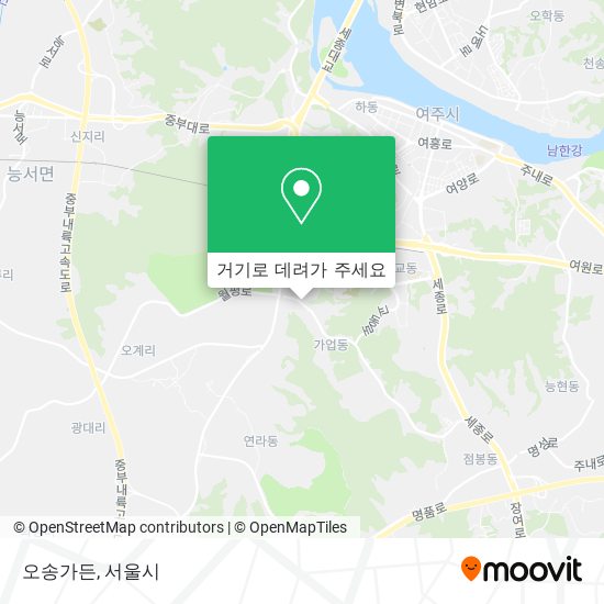 오송가든 지도