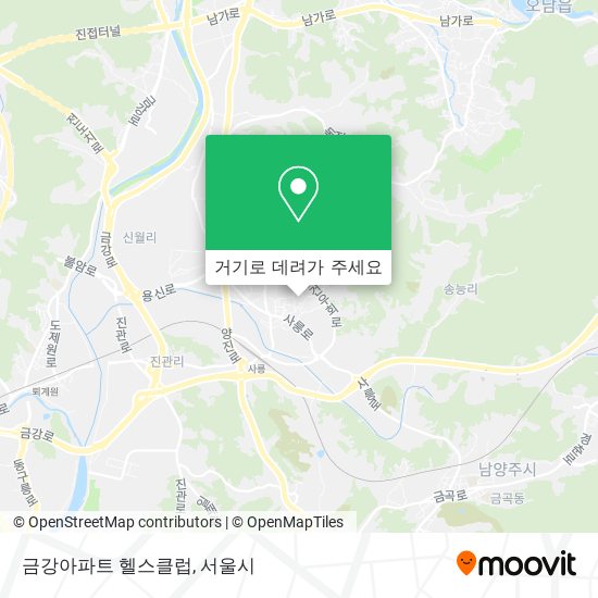 금강아파트 헬스클럽 지도