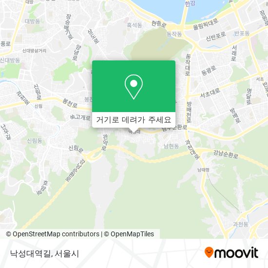 낙성대역길 지도
