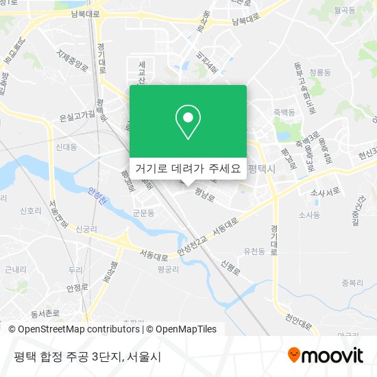 평택 합정 주공 3단지 지도