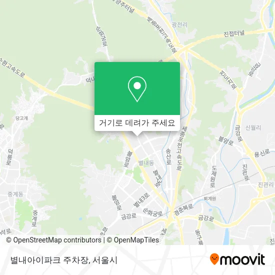 별내아이파크 주차장 지도