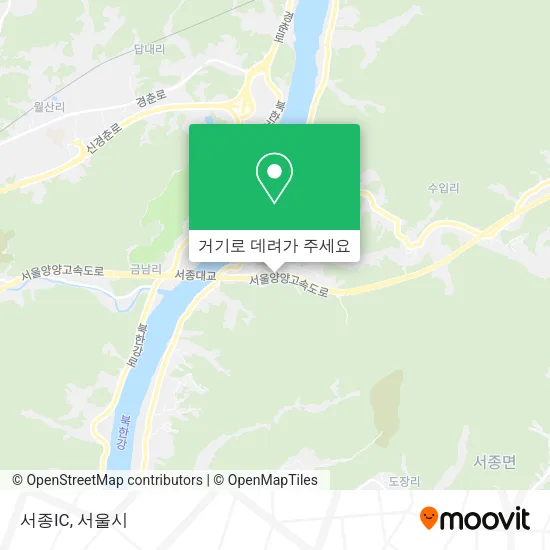 서종IC 지도