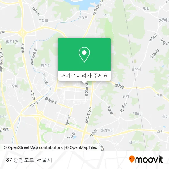 87 행정도로 지도