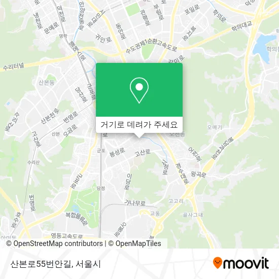 산본로55번안길 지도