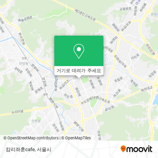 캄리좌훈cafe 지도