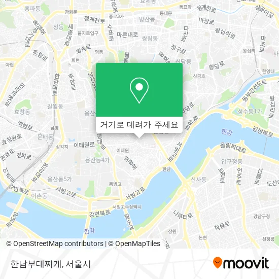 한남부대찌개 지도