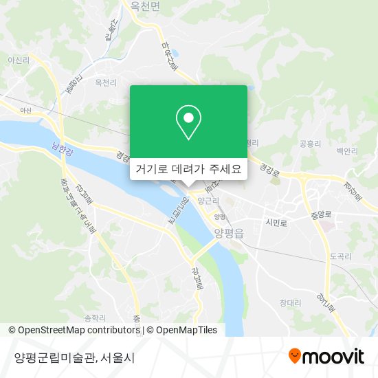 양평군립미술관 지도