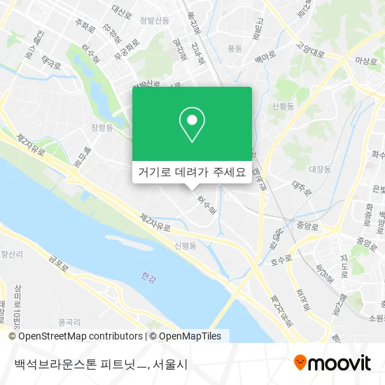 백석브라운스톤 피트닛ㅡ 지도