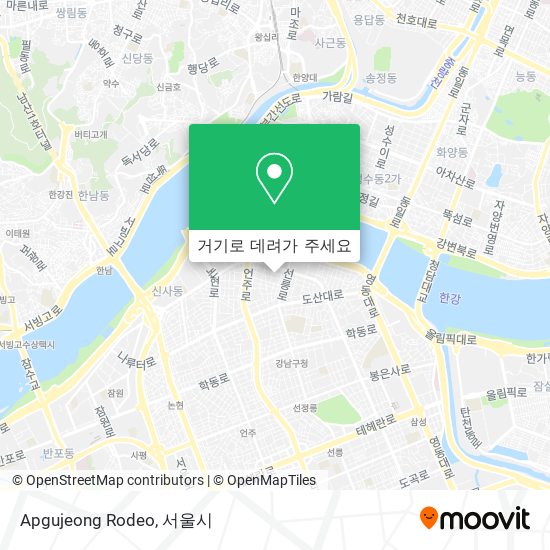 Apgujeong Rodeo 지도