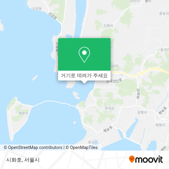 시화호 지도