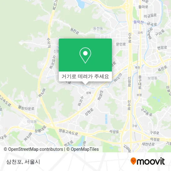 삼천포 지도