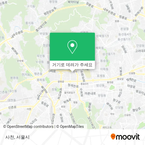 사천 지도