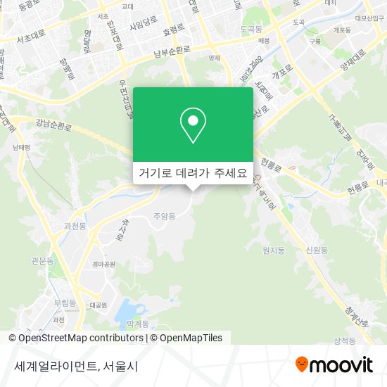 세계얼라이먼트 지도