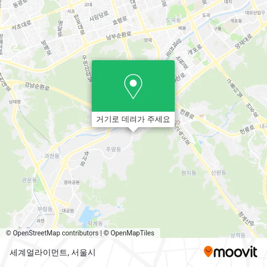 세계얼라이먼트 지도