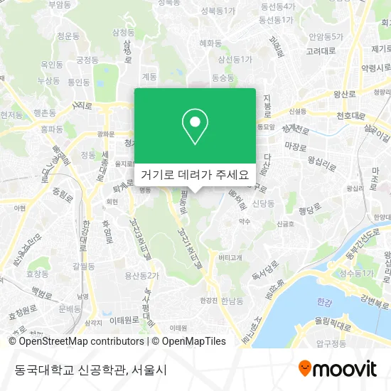 동국대학교 신공학관 지도