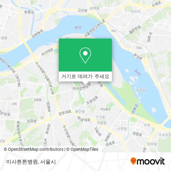 미사튼튼병원 지도