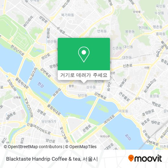 Blacktaste Handrip Coffee & tea 지도