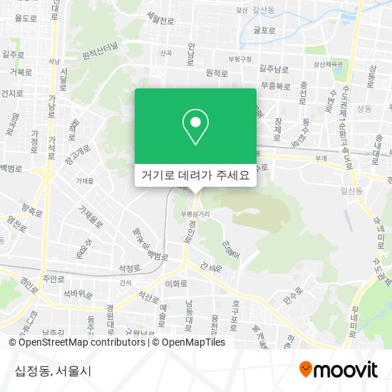 십정동 지도