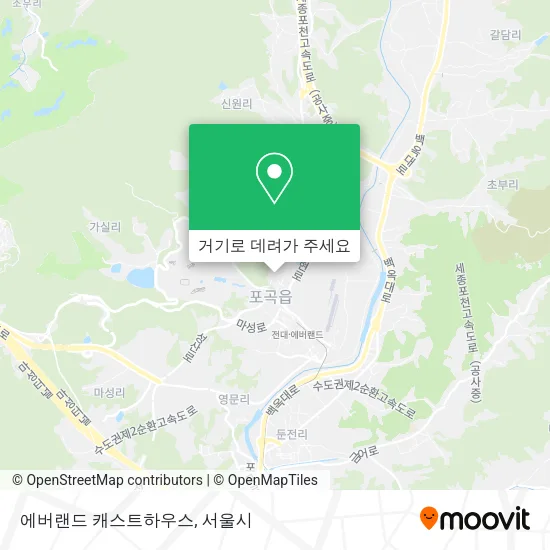 에버랜드 캐스트하우스 지도