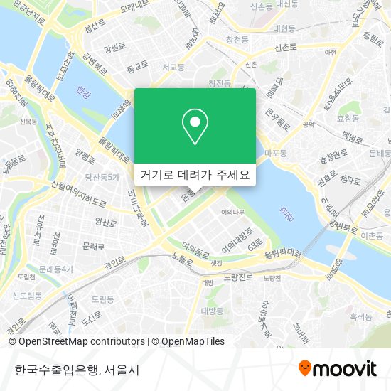 한국수출입은행 지도